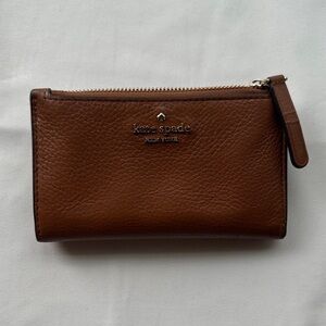Kate Spade Cognac Leather Pouch